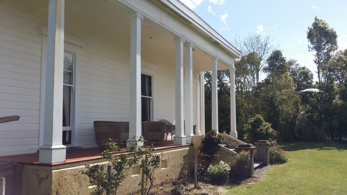 Photo of property: The veranda and some planting