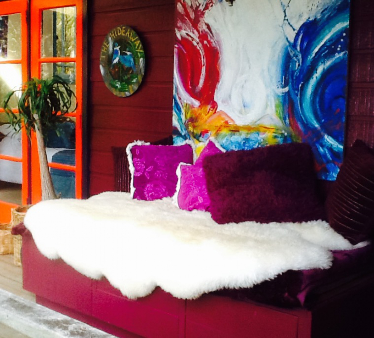 Photo of property: Relaxing area outside.