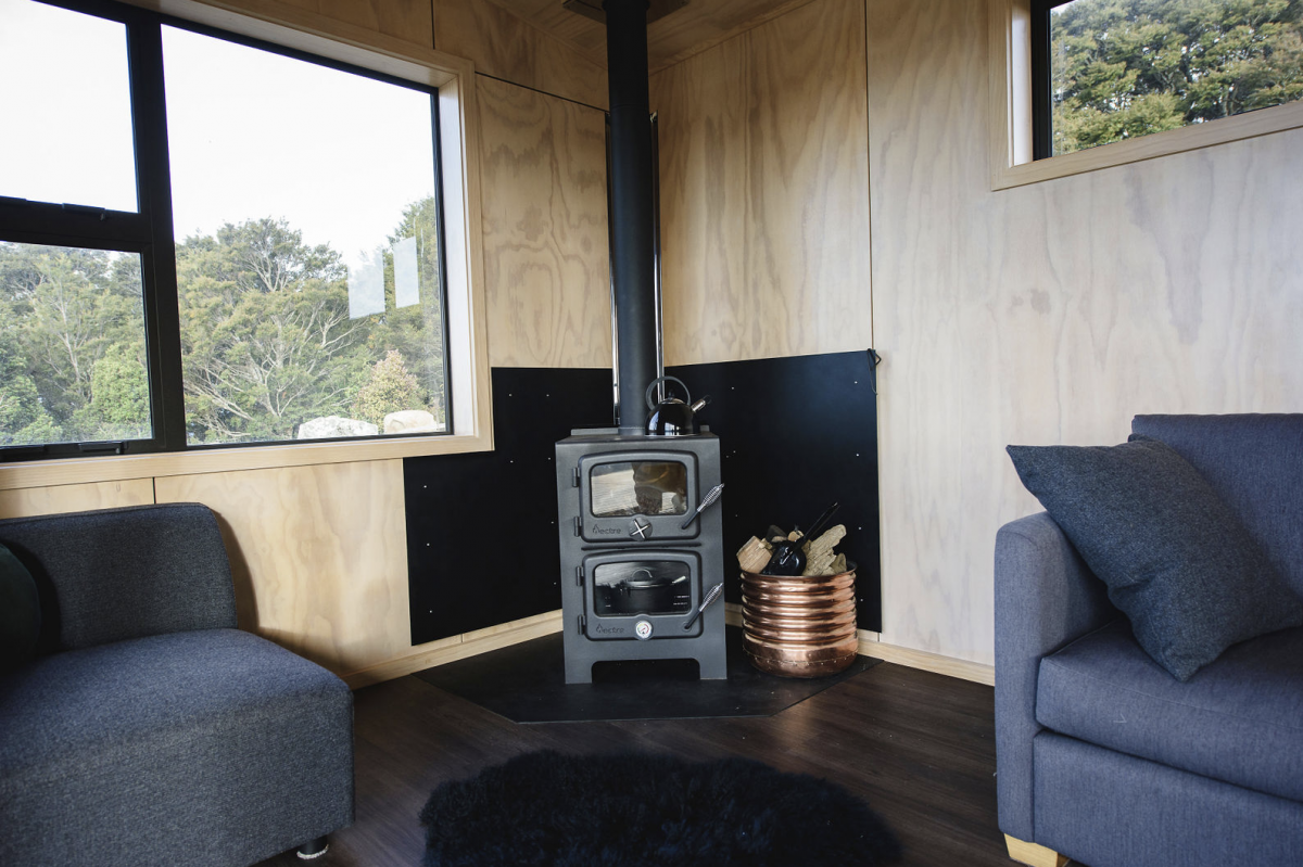 Photo of property: A log burner keeps you warm 