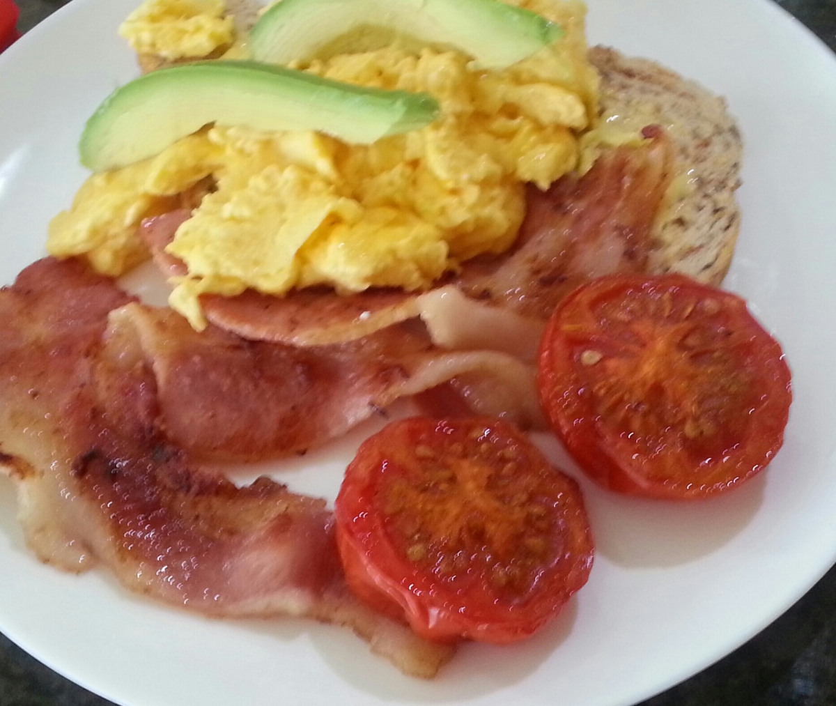 Photo of property: Bacon, eggs & slow-roasted tomatoes - cooked breakfast choice