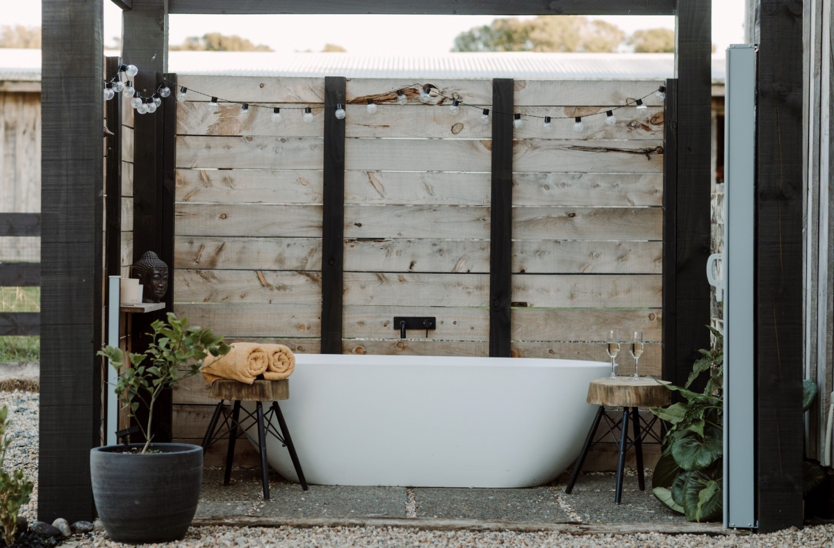 Photo of property: Outdoor Bath under the stars - bliss!
