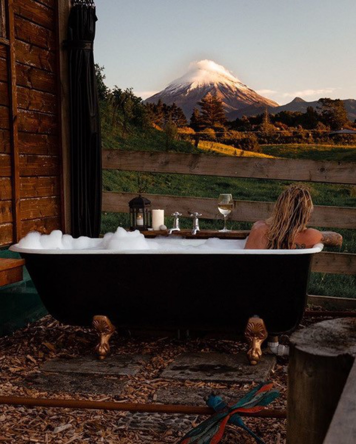 Photo of property: Outdoor bath with mountain & country views 