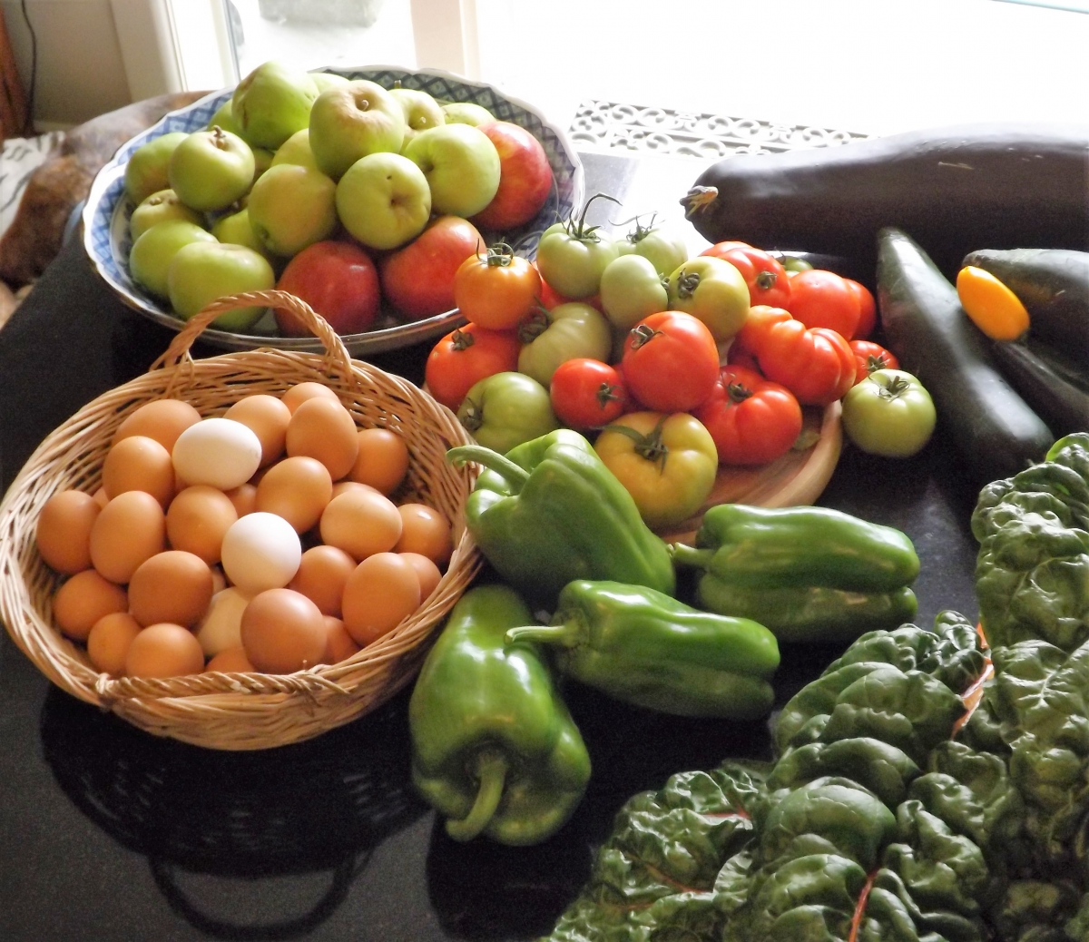 Photo of property: home grown produce