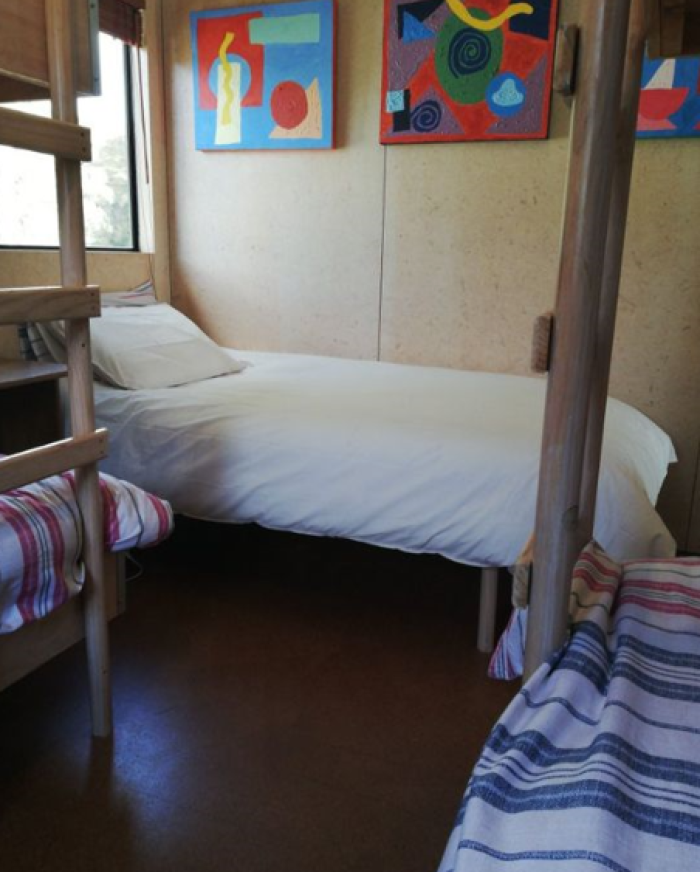 Photo of property: Bunkroom in main Cottage. 2 Sets of bunks and 1 separate single bed, sleeps 5 people in total