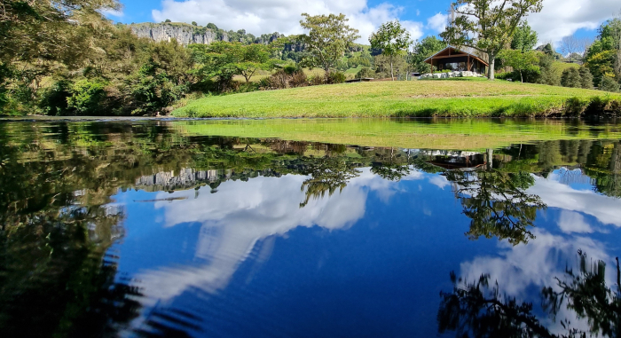 Photo of property: Stunning riverside cabin with a private river swimming pool in Waitomo, Waikato under 3hrs from Auckland Airport