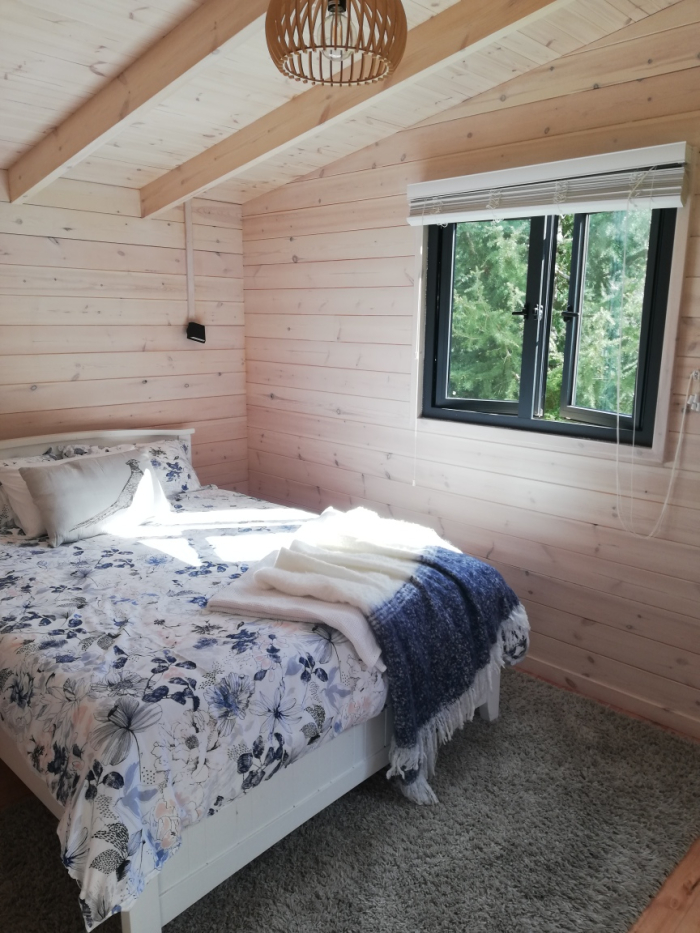 Photo of property: Cabin Main Bedroom Queen Size Bed