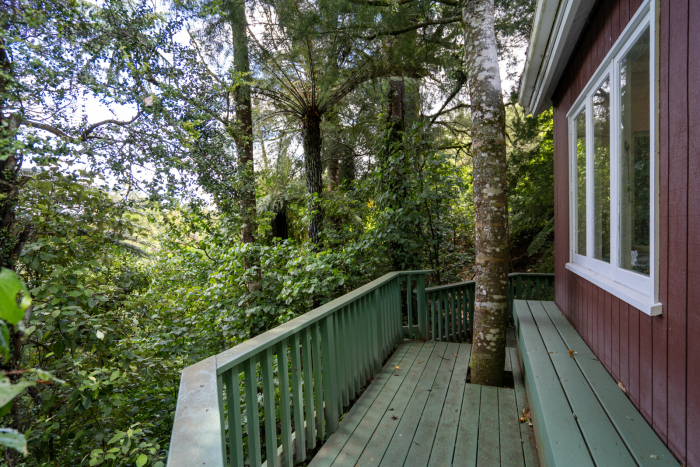Photo of property: Viewing deck at cabin in the bush
