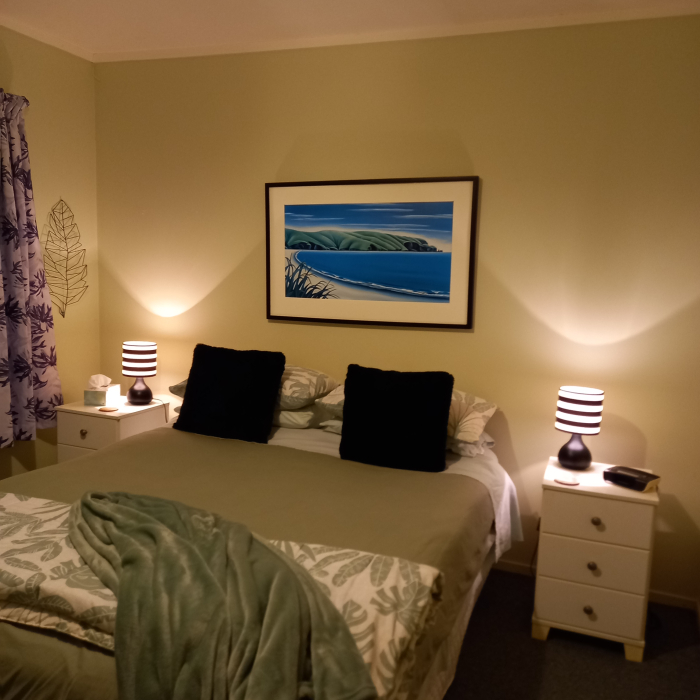 Photo of property: The main bedroom,quality organic cotton linen and comfy bed