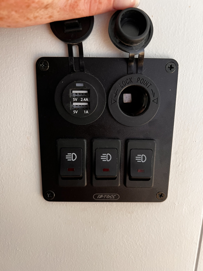 Photo of property: Power Outlets - Solar Powered