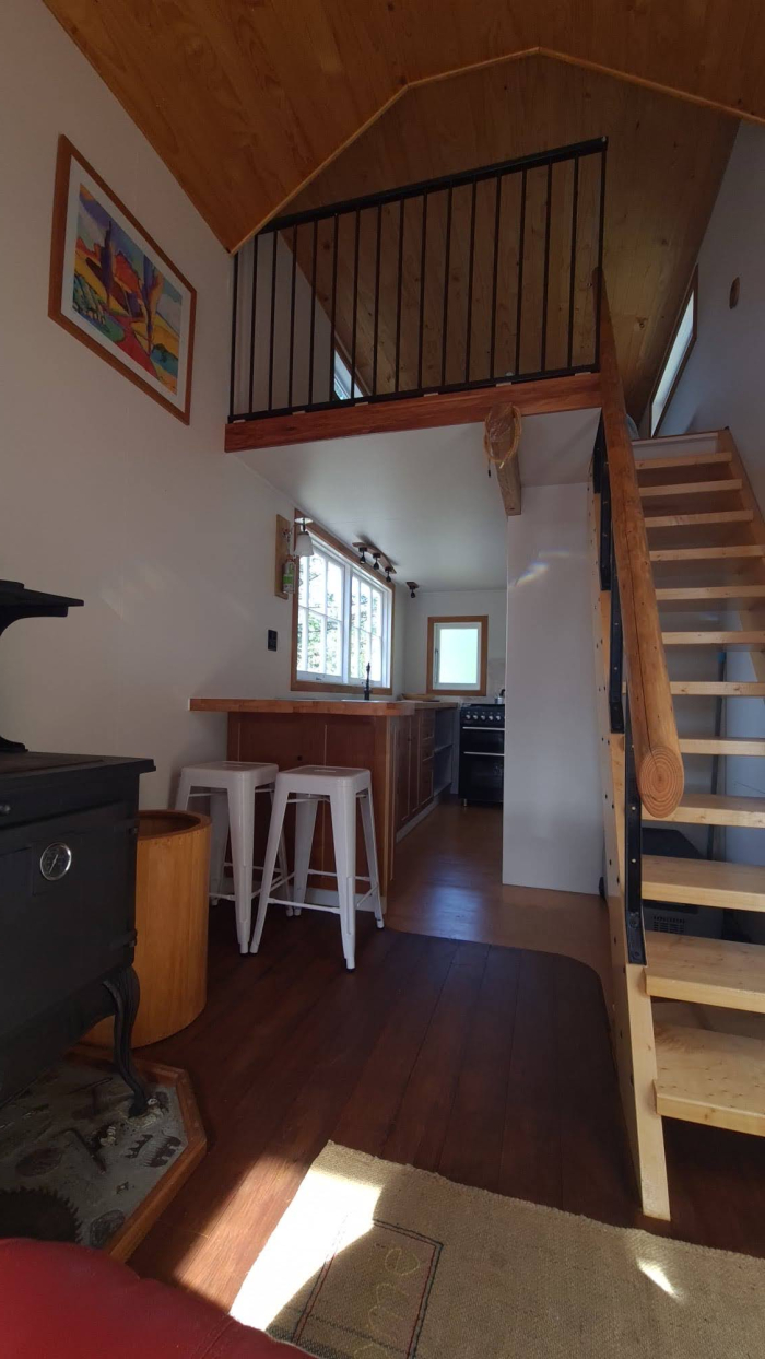 Photo of property: Inside kitchen and fire