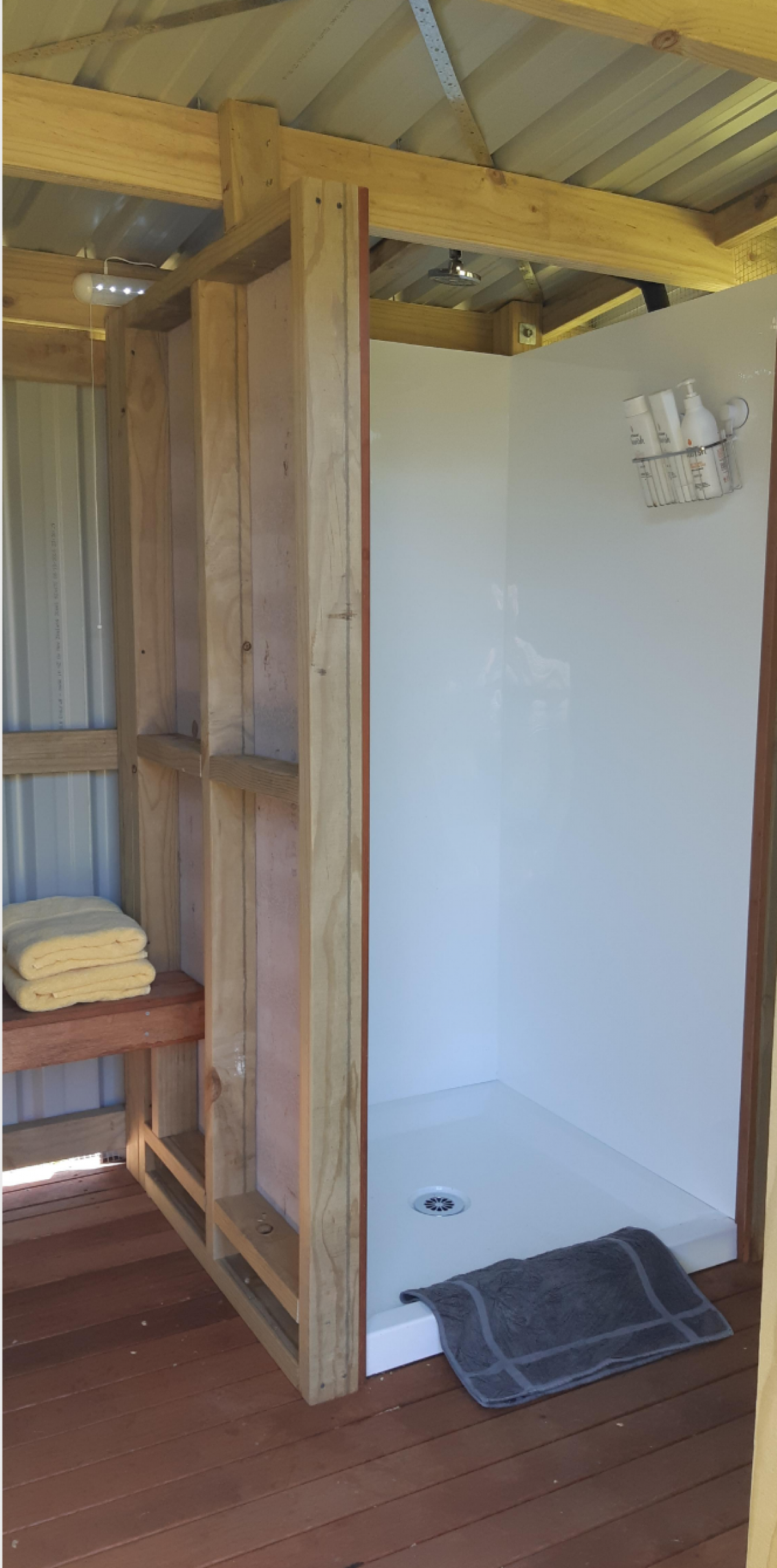 Photo of property: Nice hot shower and dressing room