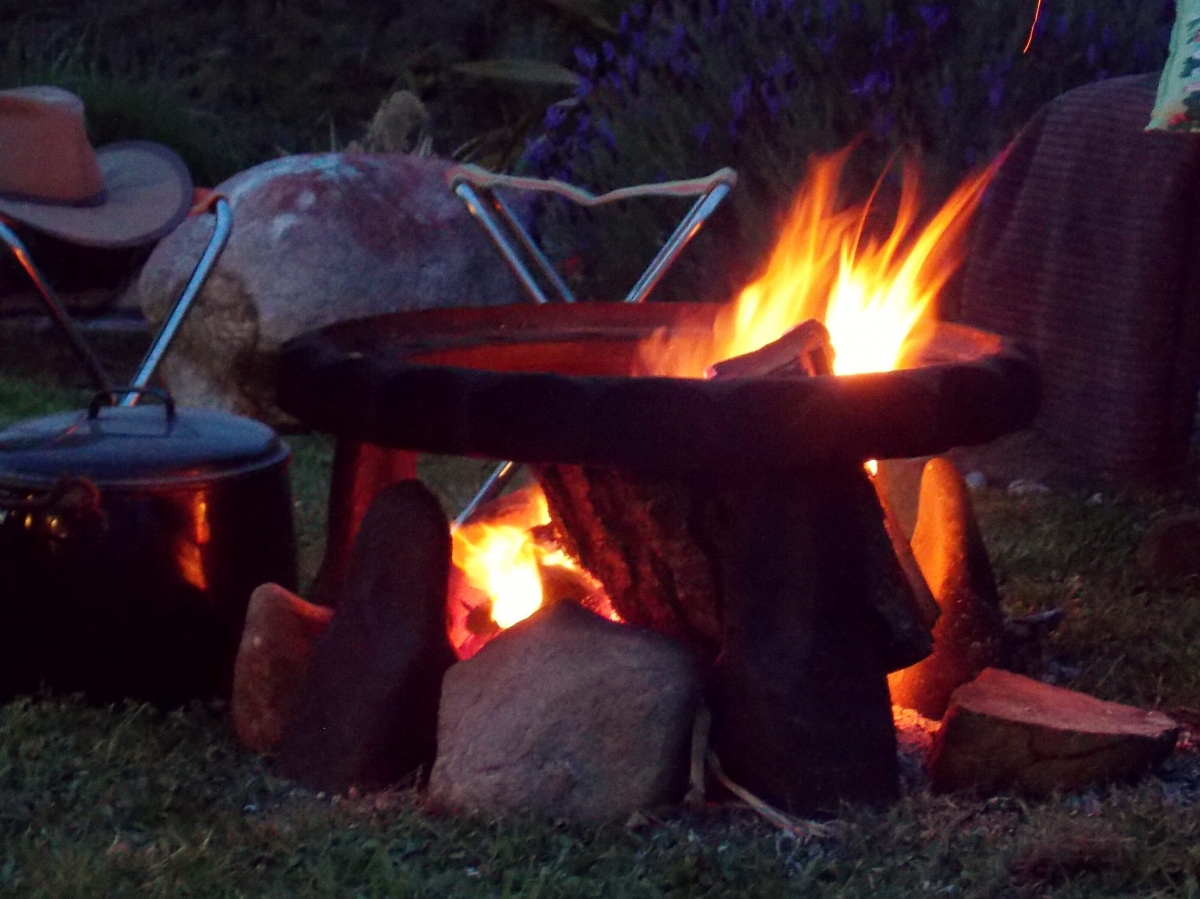Photo of property: Enjoying a campfire